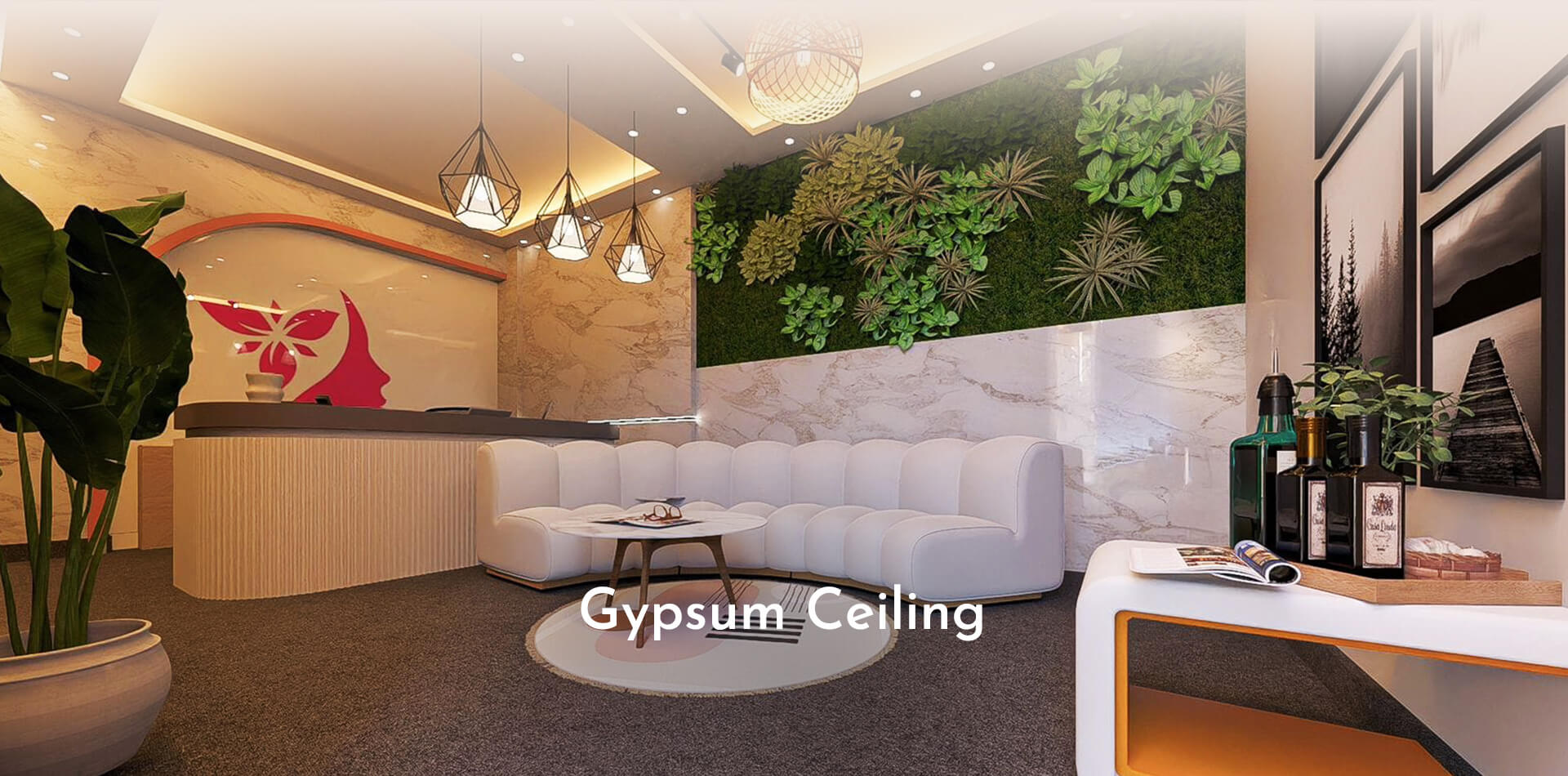 Gypsum work